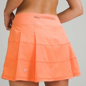 Lululemon Pace Rival Mid Rise Skirt *Tall in Golden Apricot